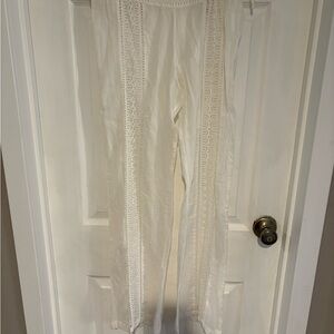 Cute Options White Lace Pants
